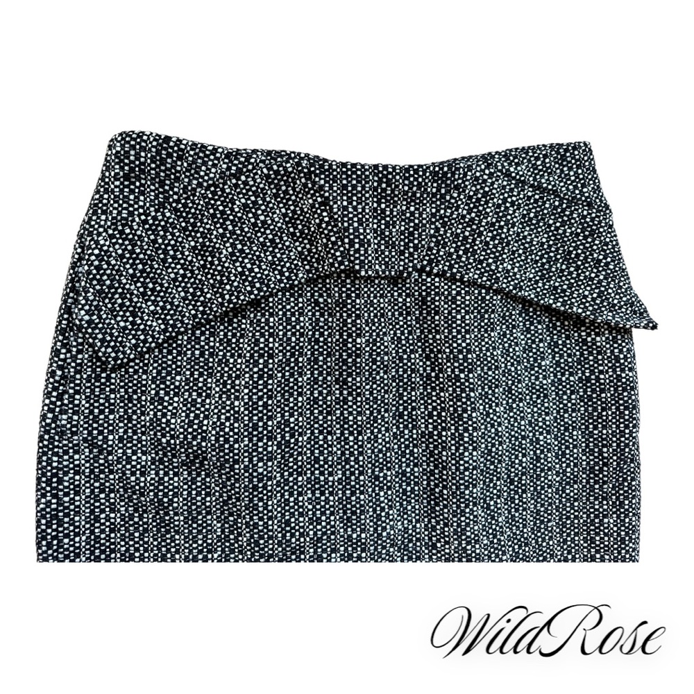 RM ROLAND MOURET Gray Tweed Wool Pencil Skirt SZ 8 - Picture 5 of 14